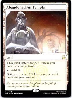 MTG Abandoned Air Temple 0263 TLA Rare Land EN 2025 Avatar - Image 1