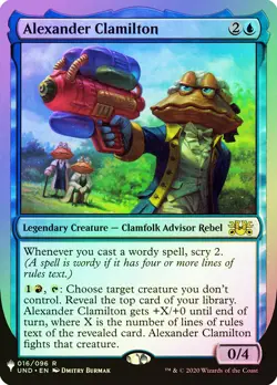 MTG FOIL Alexander Clamilton - Mystery Booster / The List #016 - Image 1
