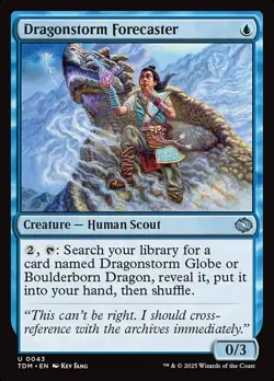 Dragonstorm Forecaster - (Near Mint NM) MTG Magic - Tarkir: Dragonstorm (TDM) - Image 1