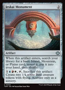 Jeskai Monument - (Near Mint NM) MTG Magic - Tarkir: Dragonstorm (TDM) - Image 1