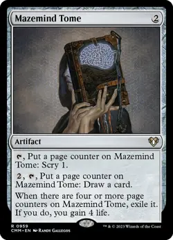 Mazemind Tome - Commander Masters (CMM) - (Near Mint NM) - Image 1