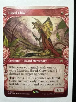 Hired Claw (Showcase) Bloomburrow Regular - Image 1