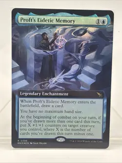 MTG - MKM - Proft's Eidetic Memory Extended Art Foil Rare - 396 - NM-Mint! - Image 1