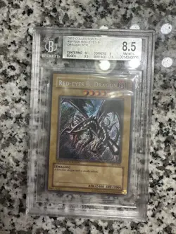 Red-Eyes B. Dragon BGS 8.5 NM/M BPT-005 Limited Edition Secret Rare YuGiOh - Image 1