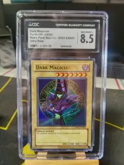 Dark Magician *CGC 8.5* RP01-EN003 *Ultra Rare* Retro Pack * Yugioh - Image 1