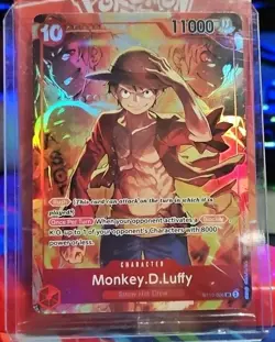 One Piece TCG Monkey.D.Luffy Treasure Booster ST10-006 SR FOIL PROMO NM SEALED 2 - Image 1