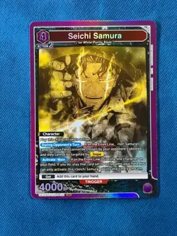 Union Arena Kagurabachi Seichi Samura UE16BT/KGR-1-021 Rare Foil English - Image 1