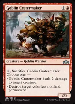 ~ Goblin Cratermaker ~ NM Foil ~ Guilds of Ravnica ~ MTG ~ - Image 1