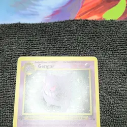 Pokemon Gengar Holo Rare 1st Edition Fossil 5/62 Psychic 80HP Card - Image 4