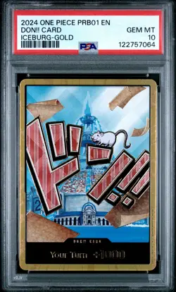 2024 ONE PIECE PRB01-PREM BOOSTER -ONE PIECE CARD THE BEST- DON!! CARD PSA 10 - Image 1