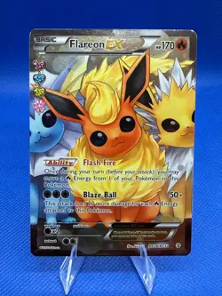 Flareon EX RC28/RC32 Generations Radiant Collection Pokemon Card TCG NM - Image 1