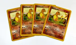 Charmander 46/102 x4 4x Pokemon Cards 1999 Base Set Playset - Image 1