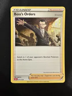POKEMON TCG BOSS’S ORDERS 019/034 CLC POKEMON CARD GAME CLASSIC HOLO ENGLISH - Image 1