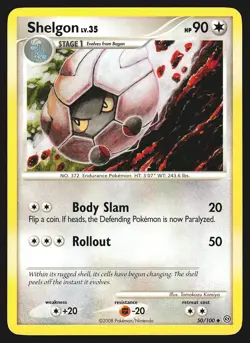 Shelgon 50/100 Diamond & Pearl Stormfront Pokemon Card HP - Image 1