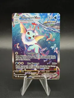 Vaporeon VMAX SWSH182 SWSH: Sword & Shield Promo Cards Holo NM ET3 - Image 1