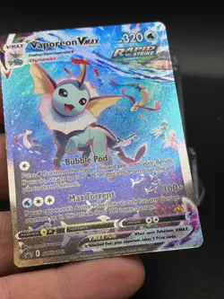 Vaporeon VMAX SWSH182 SWSH: Sword & Shield Promo Cards Holo NM ET3 - Image 2