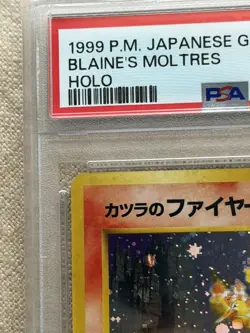 1999 Pokemon JPN Gym 2 #146 Blaine's Moltres-Holo Card PSA 10 - Image 4