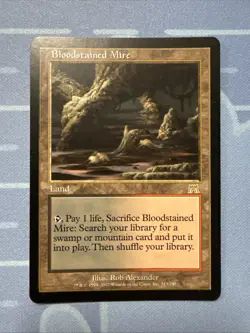 Bloodstained Mire #313/350 Onslaught Magic The Gathering 2002 - Image 1