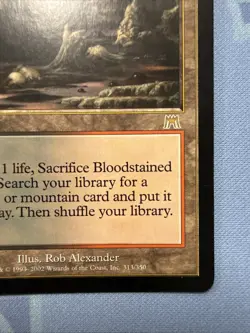 Bloodstained Mire #313/350 Onslaught Magic The Gathering 2002 - Image 4