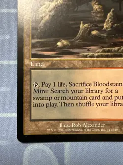 Bloodstained Mire #313/350 Onslaught Magic The Gathering 2002 - Image 5