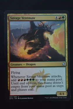 Magic The Gathering MTG SAVAGE VENTMAW Dragons of Tarkir LP Lightly Played - Image 1