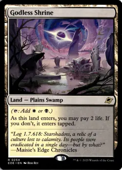 Godless Shrine (254) Rare Edge of Eternities Magic: The Gathering - Image 1