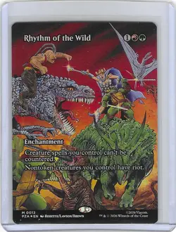 Rhythm of the Wild # 12 Foil M - Teenage Mutant Ninja Turtles TMNT MTG Mint - Image 1