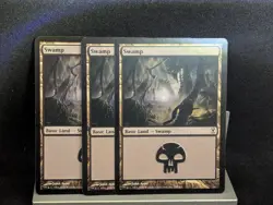 Swamp 290 X3 LP Time Spiral MTG - Image 1