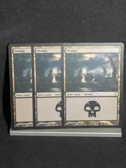 Swamp 293 X3 LP Time Spiral MTG - Image 1