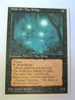 MTG Will-O'-The-Wisp Fourth Edition Moderate Play!!! - Image 1