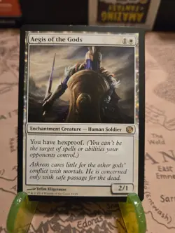 MTG Aegis of the Gods Journey into Nyx Regular Rare NM - Image 1