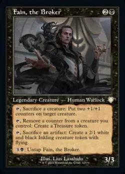 MTG Brothers' War Commander - Fain, the Broker (Retro) - Image 1