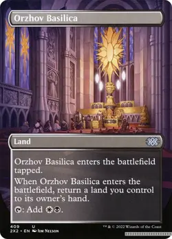 Orzhov Basilica (Borderless) [2X2 - 409] - NM [Normal] TCG MTG - Image 1