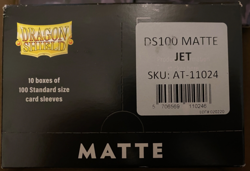 Dragon Shield Matte Jet Sleeves Display Case - Standard Size - 10 Packs - Image 1