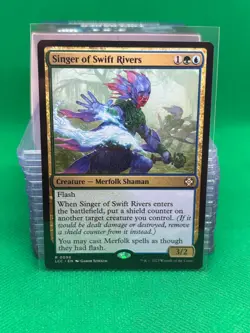 MTG - SINGER OF SWIFT RIVERS - Caverns of Ixalan Com (R) - Image 1
