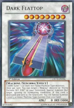 Dark Flattop - ORCS-EN096 - Rare - 1st Edition NM Yugioh Order of Chaos - ORCS - Image 1