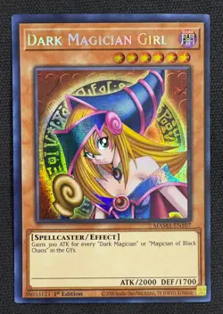 2022 Yu-Gi-Oh Dark Magician Girl Secret Pharaoh's Rare MAMA-EN107! 1st Edition - Image 1