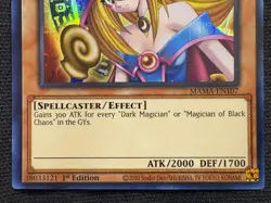 2022 Yu-Gi-Oh Dark Magician Girl Secret Pharaoh's Rare MAMA-EN107! 1st Edition - Image 3