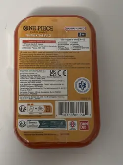 One Piece TCG Tin Pack Vol. 2 Ace W/Promo And Two OP-13 Booster Packs Brand New - Image 3