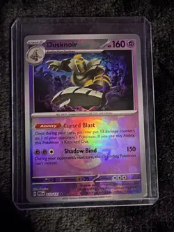 Pokemon TCG Dusknoir Master Ball Pattern Prismatic Card Evolutions 037/131 - Image 1