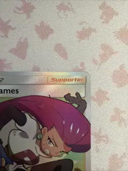 POKEMON TCG Hidden Fates Jesse & James Full Art Trainer Card 68/68 Ultra RARE NM - Image 3
