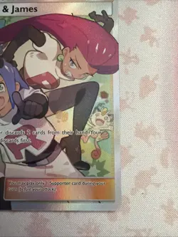 POKEMON TCG Hidden Fates Jesse & James Full Art Trainer Card 68/68 Ultra RARE NM - Image 4