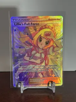 Pokemon TCG Lillie's Full Force 230/236 Sm-Cosmic Eclipse Holo Full Art Card - Image 1