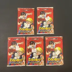 Twenty (20) BANDAI CCG TCG ZATCH BELL! The Card Battle Series 1 Booster Packs - Image 5