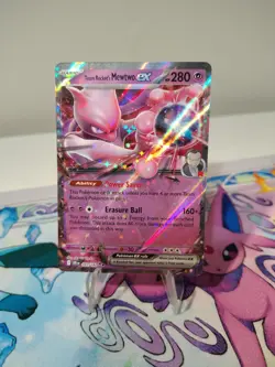 Pokemon TCG Team Rockets Mewtwo EX Double Rare Card 081/182 Destined Rivals - Image 1