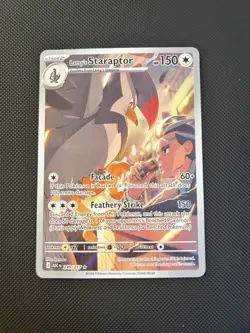 Pokemon Larry's Staraptor Rare Holo Bird Card ASC 249/217 150 HP 2026 - Image 1
