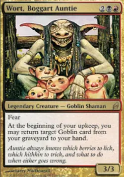 Wort, Boggart Auntie - Medium Play MTG Lorwyn - Image 1