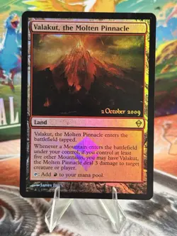 LP Valakut, the Molten Pinnacle - Zendikar Promo MTG Magic 2009 228 - Image 1