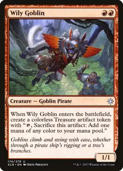 4x Wily Goblin - NM - Ixalan - SPARROW MAGIC - Image 1