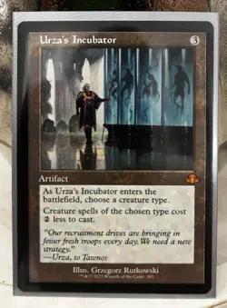 Urza's Incubator Dominaria Remastered Mythic Regular 392 Retro Frame MTG NM - Image 1